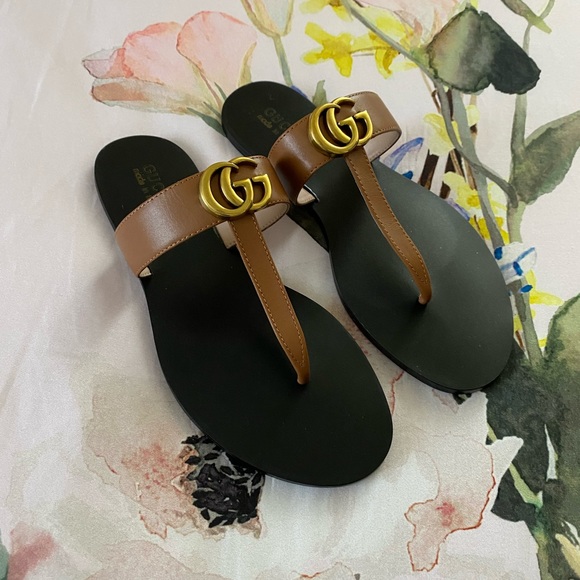 Gucci Shoes - Authentic Gucci Women Flip Flops Size 11 US